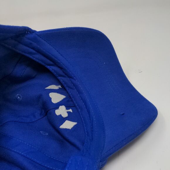 Milwaukee's Best Light Strapback Hat Blue OSFA Embroidered Logo Cards Poker - Picture 12 of 13